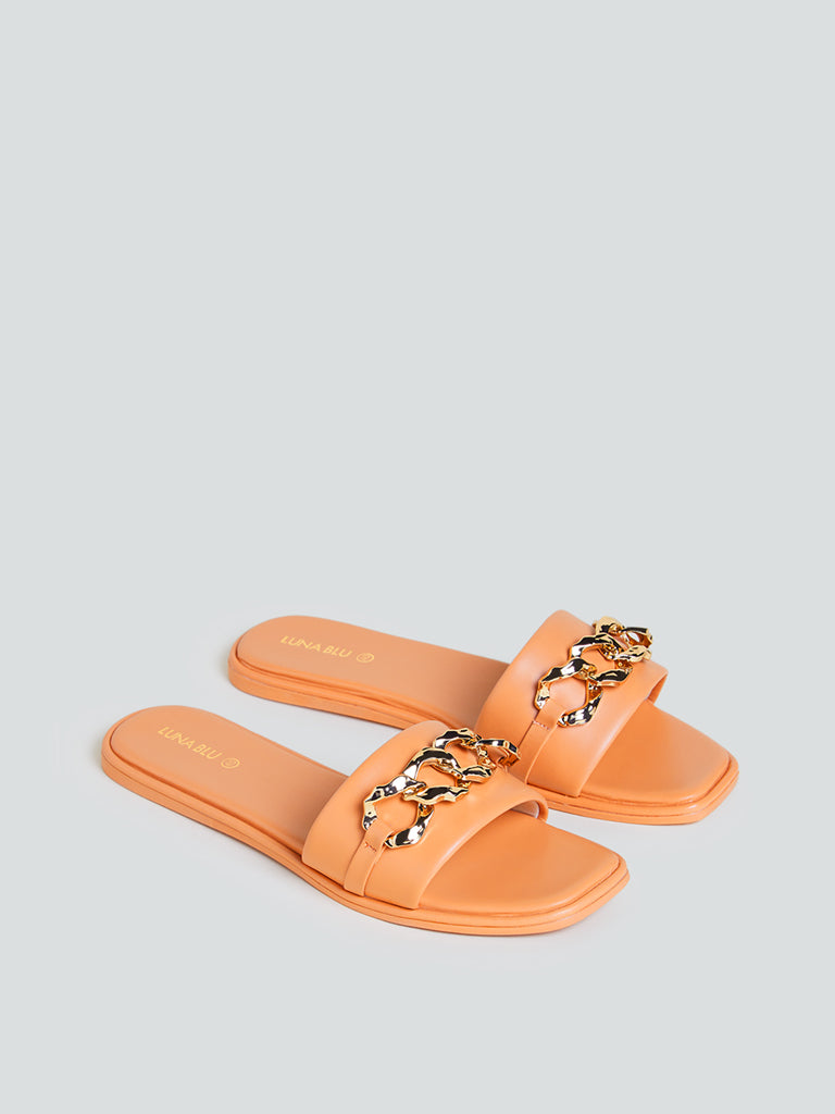 LUNA BLU Orange Chain Detailed Slides